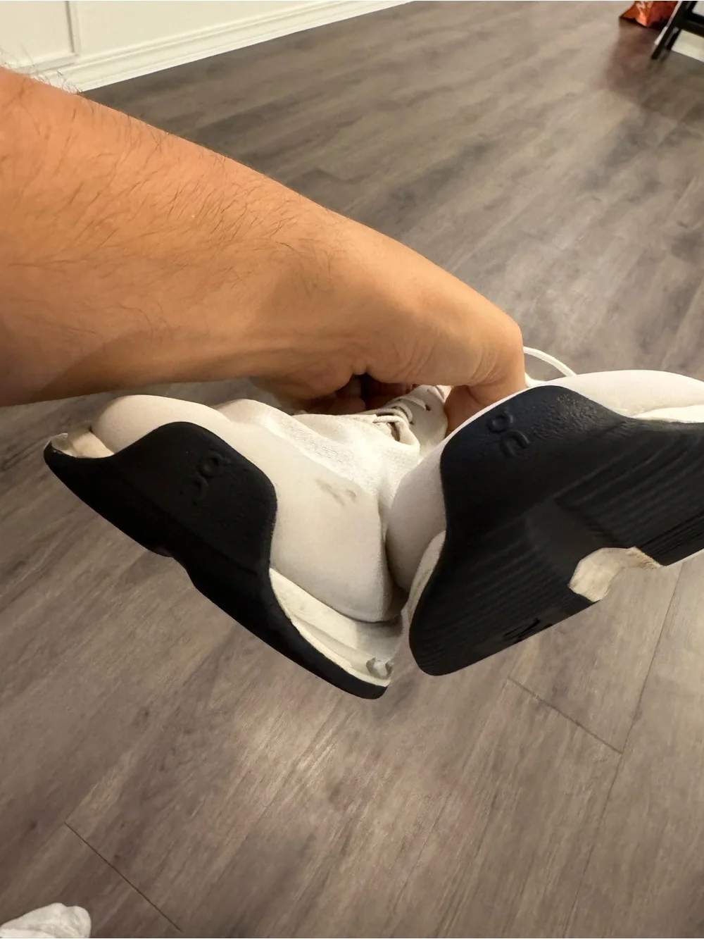 On Running White Men's Performance Running Shoes